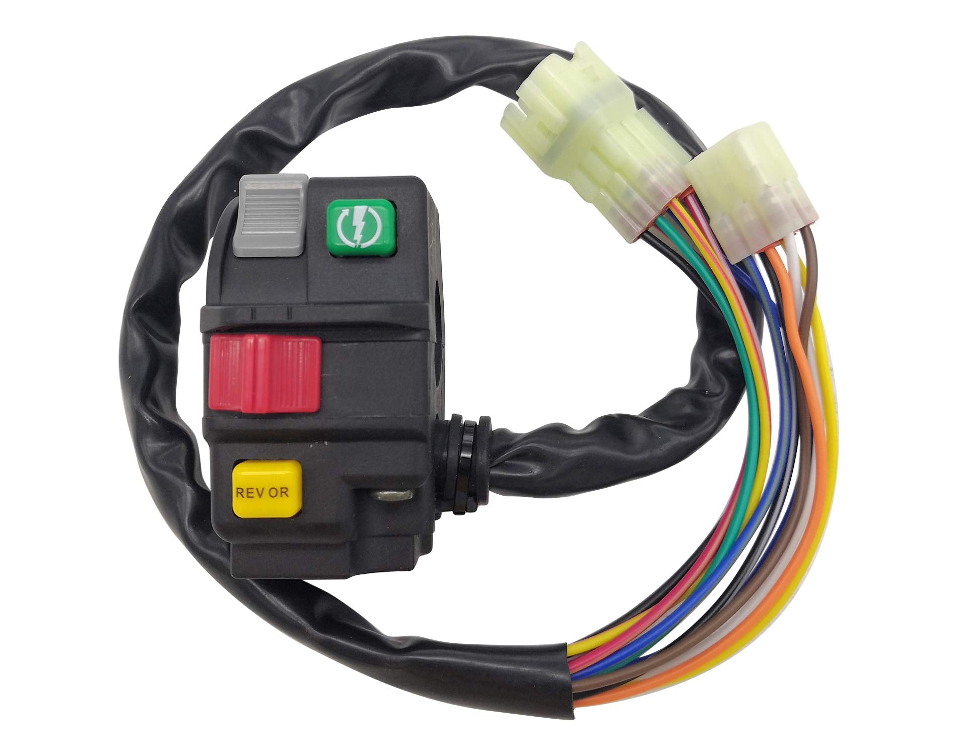 M Mati Left Handlebar Control Switch Start Stop Kill Headlight Button For Can-Am Renegade 500 570 800 850 1000 2007-2016 7100046