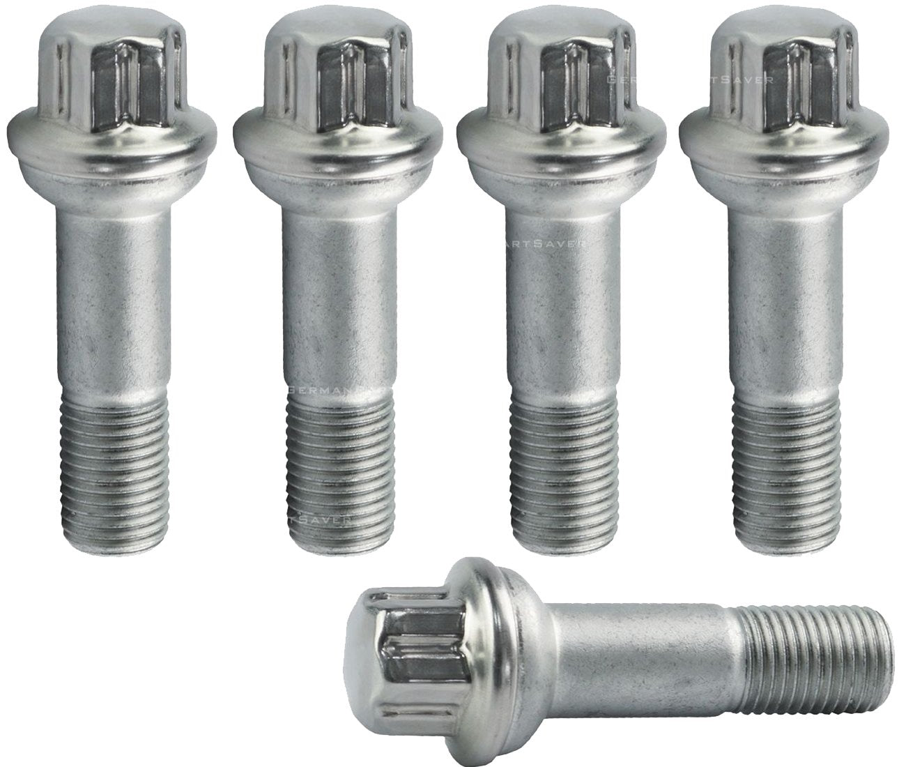 Bapmic 0009905407 Wheel Lug Nuts Bolt Stainless Steel Compatible with Mercedes Benz ML500 S550 CL63 ML350 GLK350 CL500 GL450 (Pa
