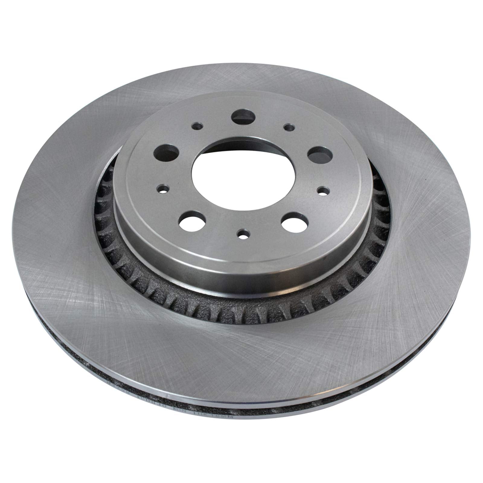 TRQ Rear Brake Pad & Rotor Kit Brake Pads Brake Rotor Ceramic Compatible with 2003-2014 Volvo XC90
