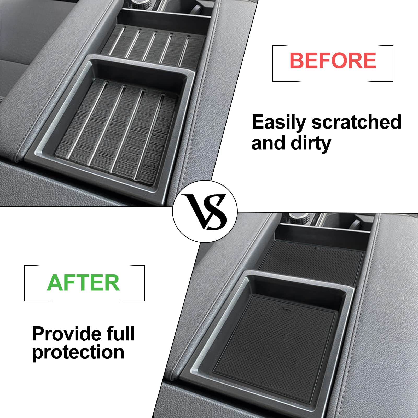 JDMCAR Cup Holder Inserts Kit - 30 PC Set, Non-Slip Anti Dust, Compatible with Toyota Tundra 2022-2026, Black Trim, Rubber Pads
