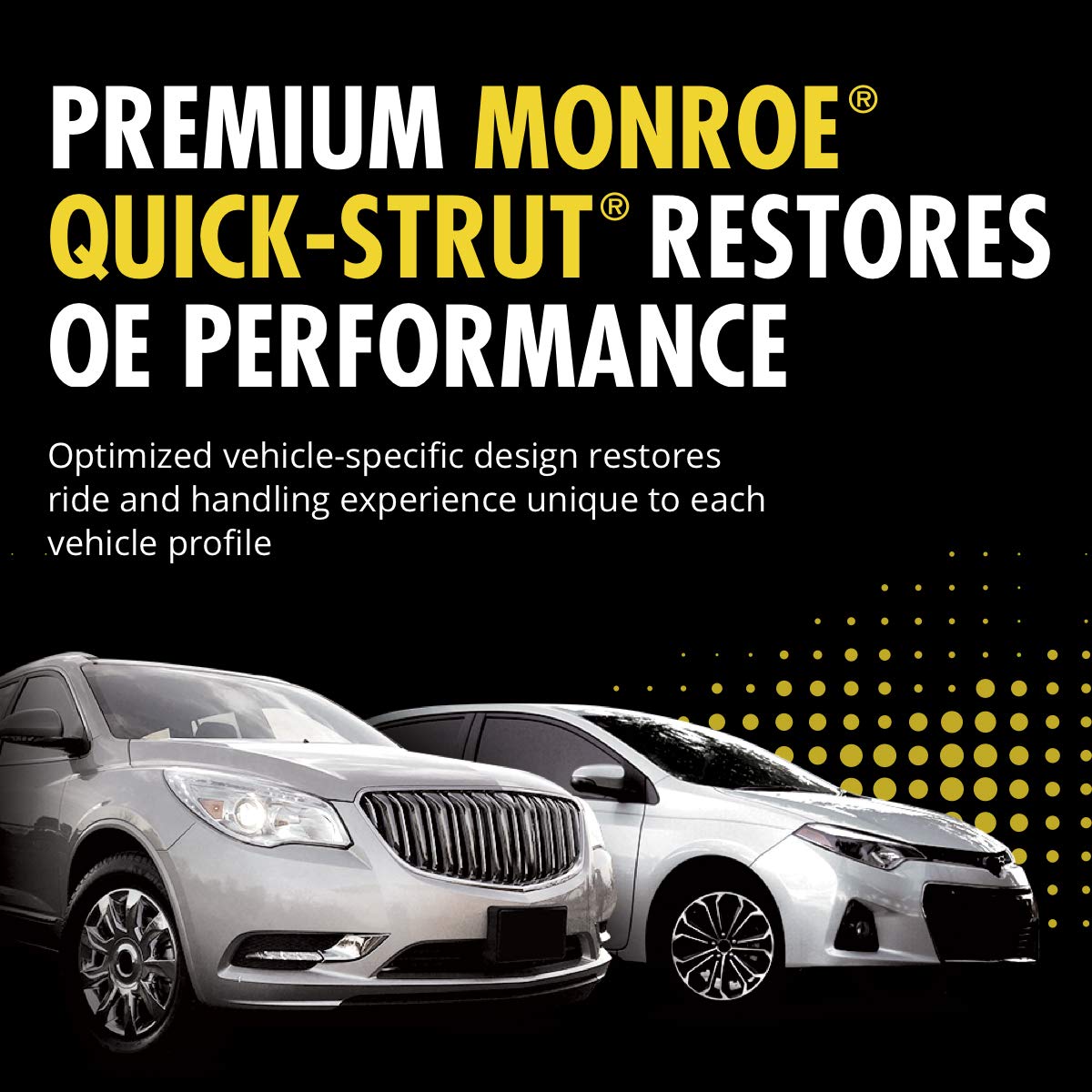 Monroe Quick-Strut 171124 Suspension Strut And Coil Spring Assembly For Ford Explorer