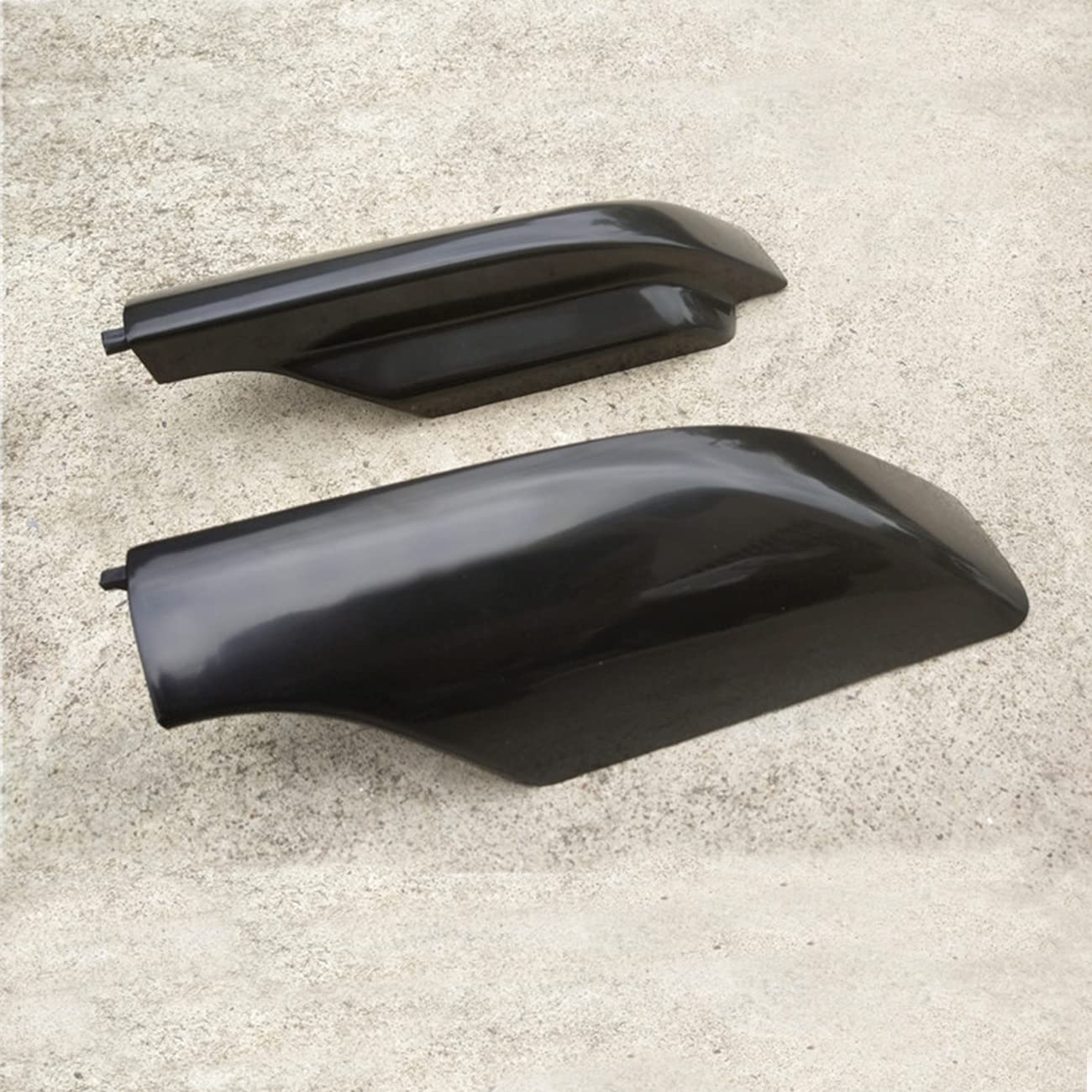 Tocatus Roof Cargo Rack Rail End Cover Shell Cap Trim For Toyota Rav4 2006-2012, Black, 4Pcs