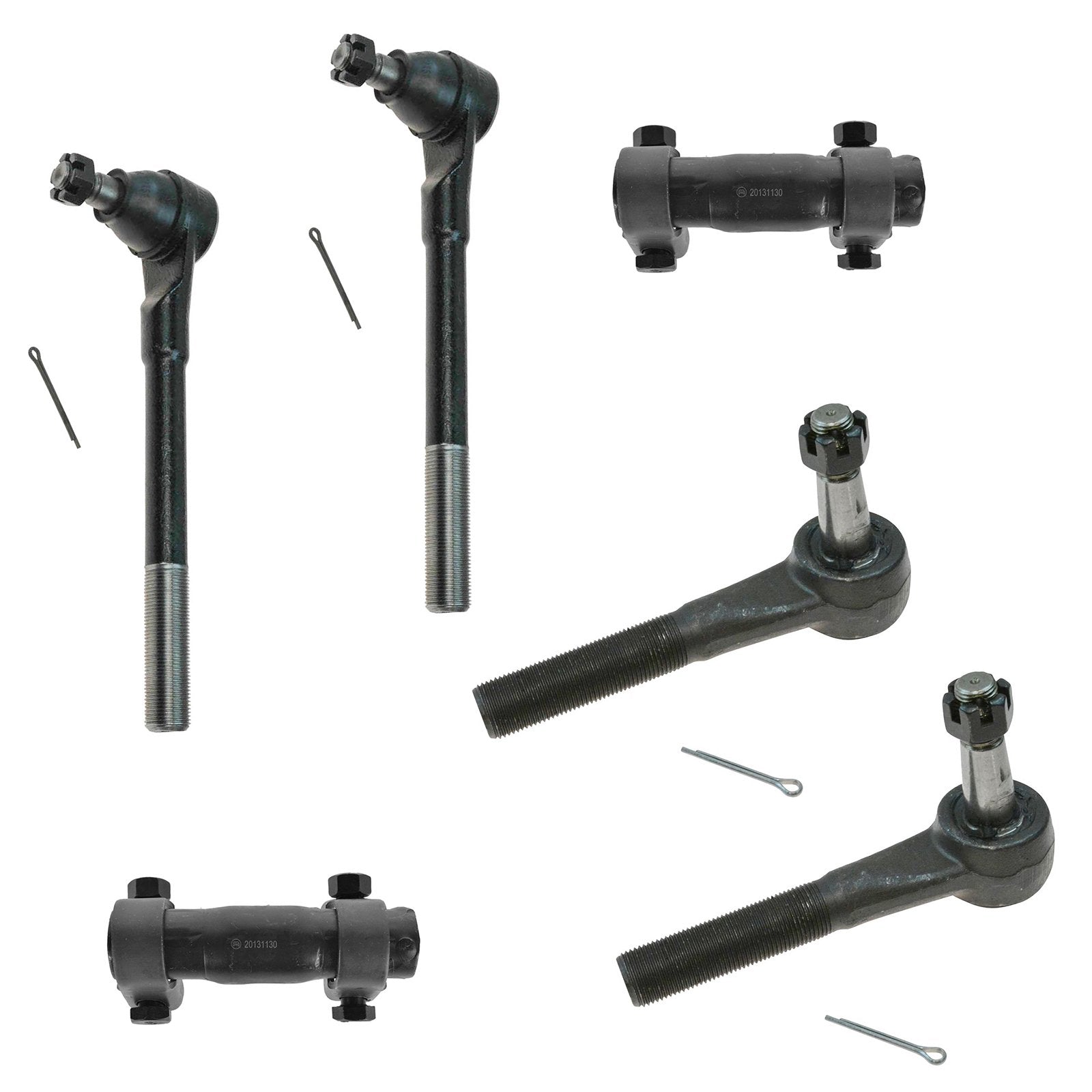 TRQ Front Tie Rod Set Compatible with 1994-1999 Dodge Ram 1500 Ram 2500 Ram 3500