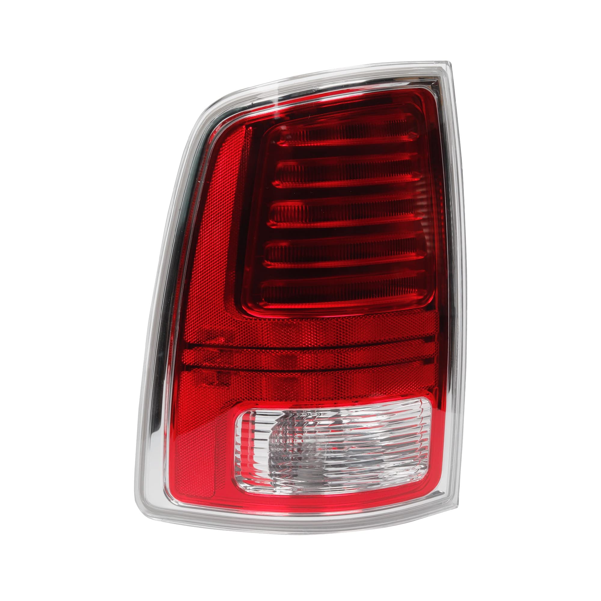Dasbecan Tail Lights Assembly Driver Side With Red Led Bulbs Compatible With Dodge Ram 1500 2013-2018 Ram 2500 & 3500 2014-2018 
