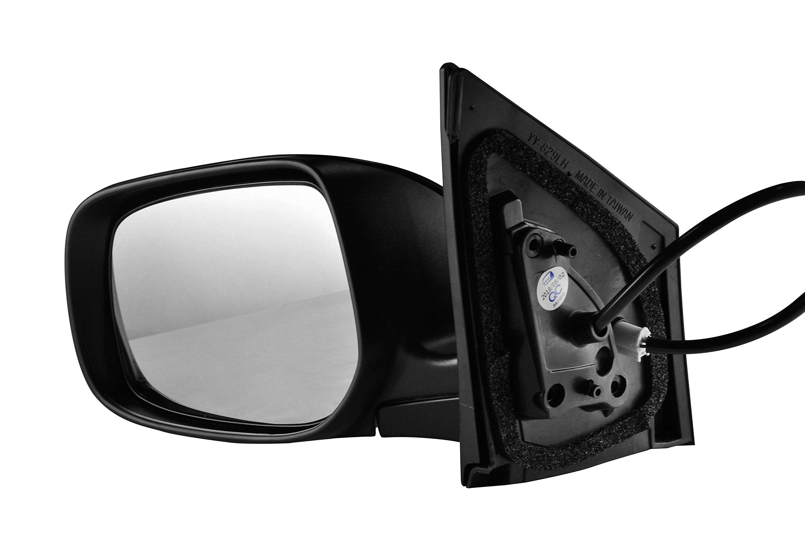 Dependable Direct Left Driver Side Unpainted Power Operated Side View Mirror For 2009-2013 Toyota Corolla - To1320249