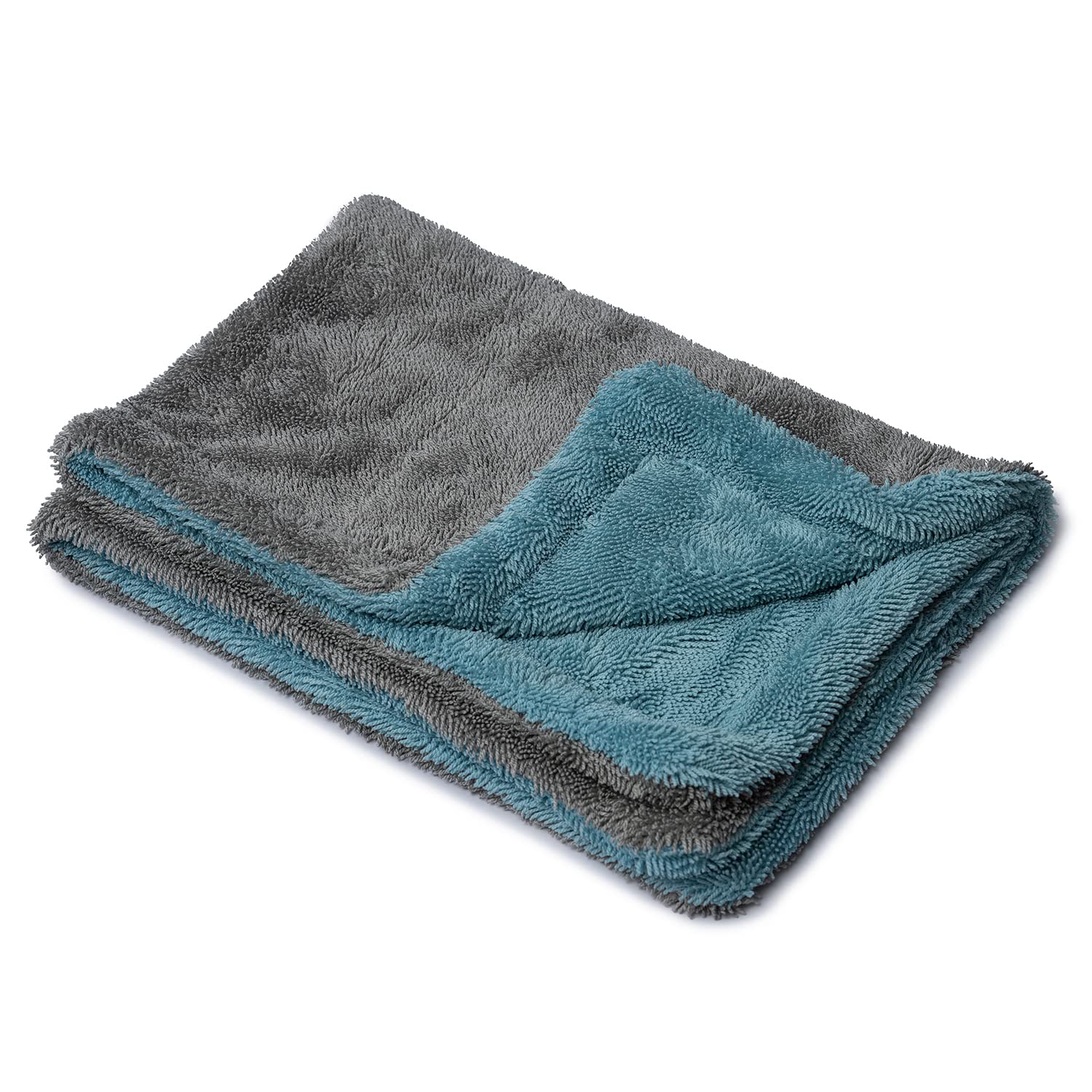 USEFY Microfiber Car Drying Cloth 1200 GSM Twisted Loop | Edgeless Super Absorbent LintFree Detailing Towel | QuickDry Cleanin