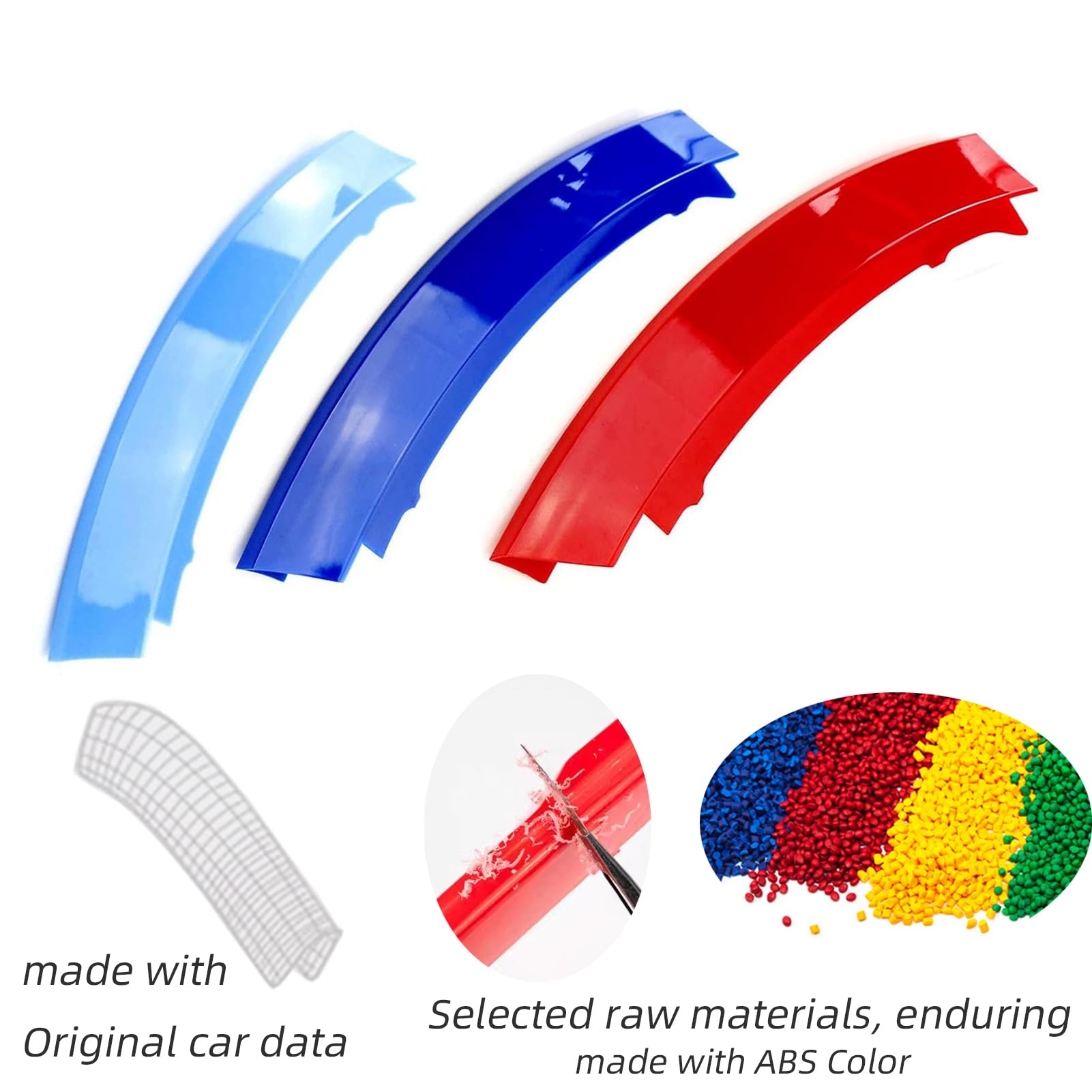 RPERZ grille color stripes Compatible bmw accssories 2004-2006 BMW E53 X5 accessories grille insert accessories 7-Beam
