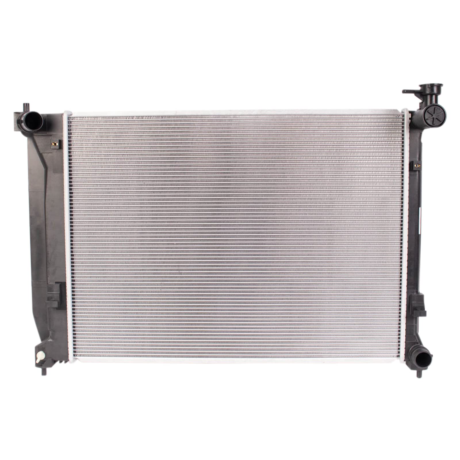 Trq Radiator Assembly Aluminum Core Compatible With 15-19 Hyundai Sonata