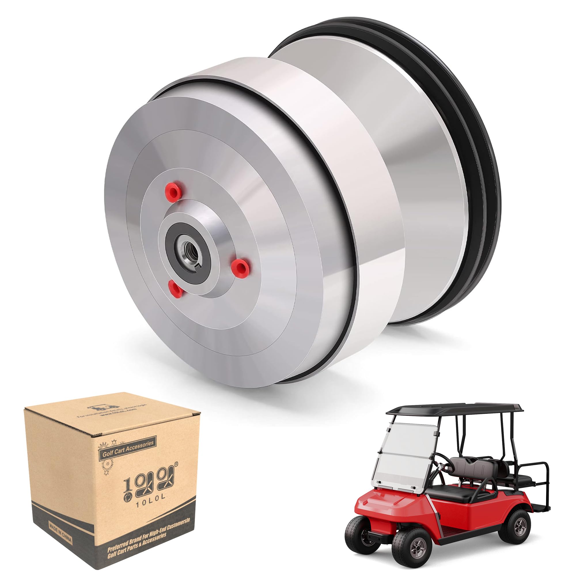 10L0L Golf Cart Drive Clutch For Club Car Ds 1997-2015 & Precedent 2004-2015 Oem 101833902 - Silver