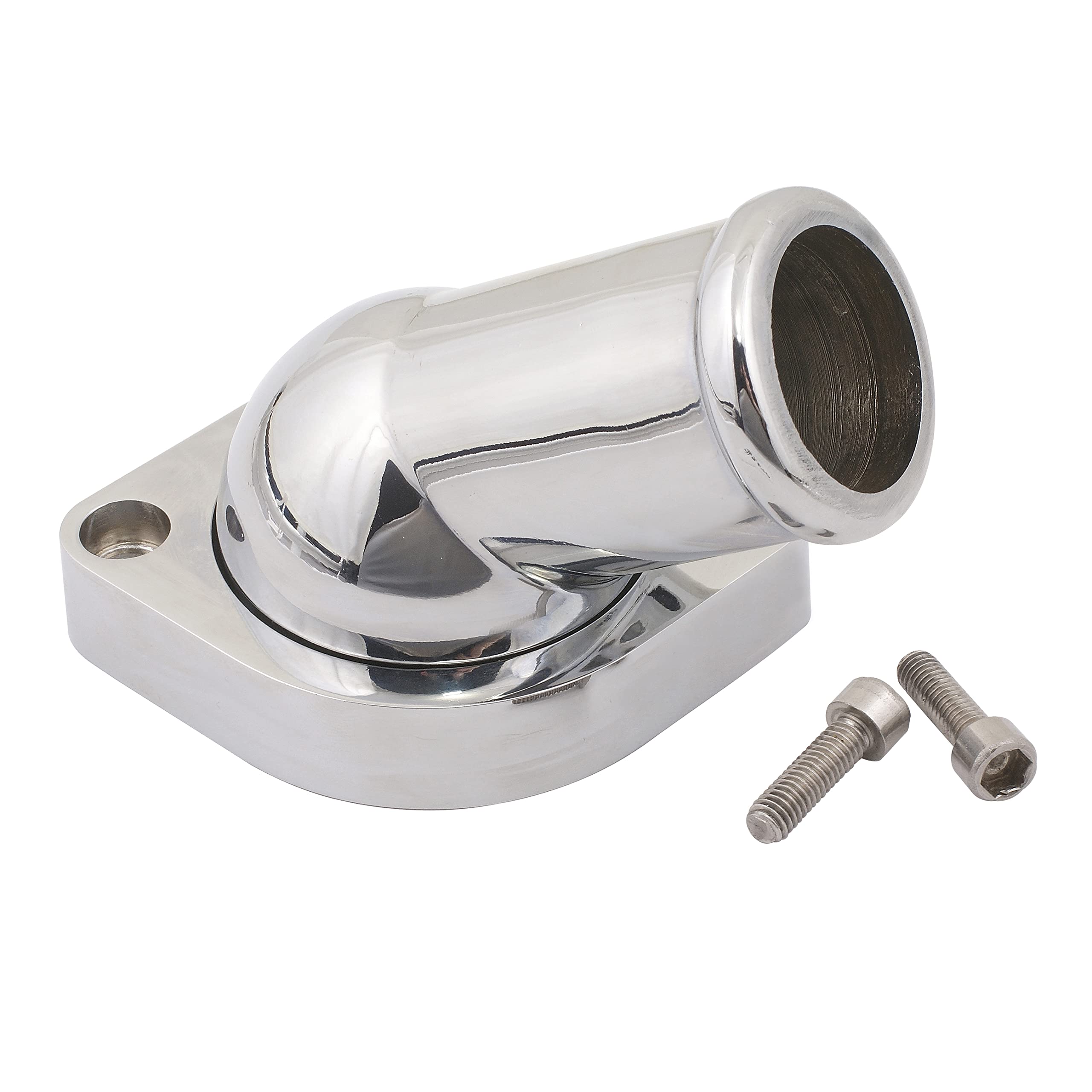 Mr. Gasket 2670 Chrome Swivel Adjustable Water Neck Outlet For Gm/Chevrolet Ls Engine
