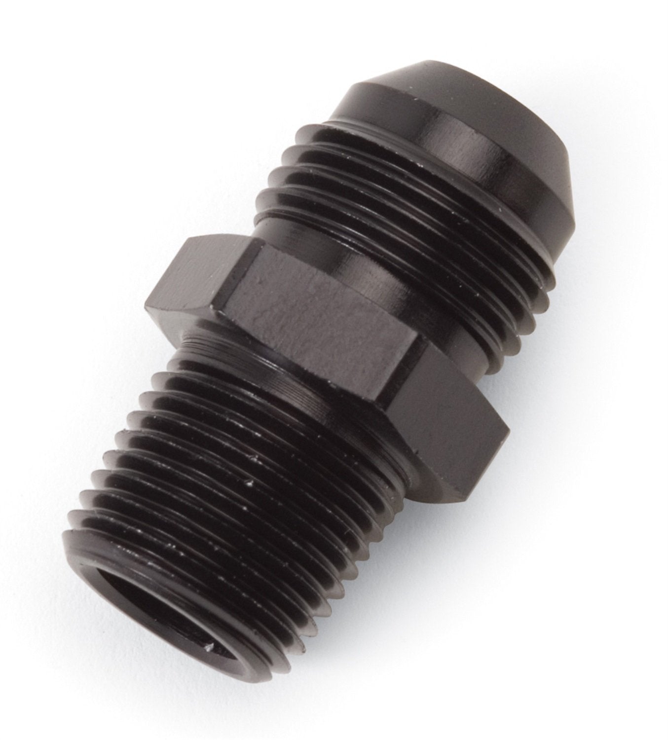 Edelbrock 660443 Black Proclassic Straight Adapter Fitting