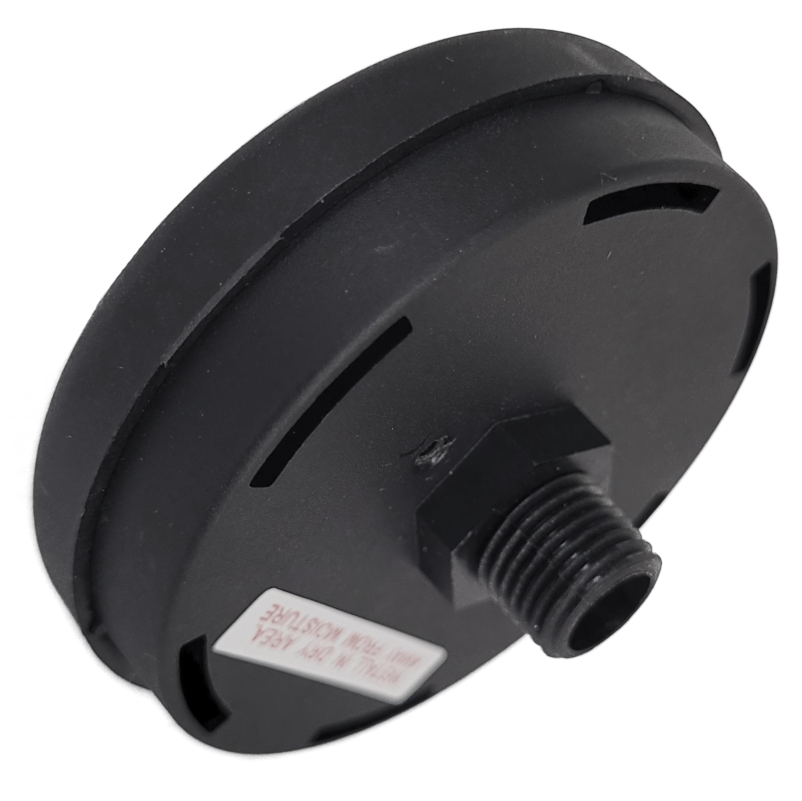 VIAIR Direct Inlet Air Filter Assembly, Black Plastic Housing (1/4 inch Male, NPT Port)