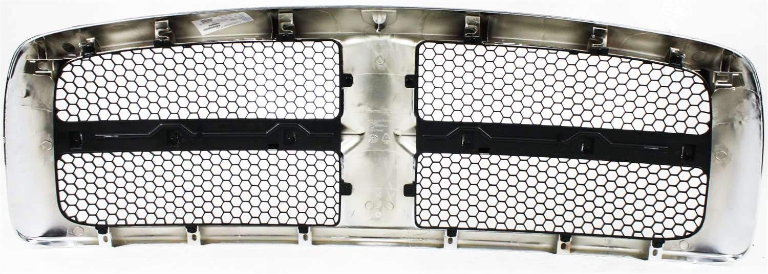 Garage-Pro Grille Assembly for 2002-2005 Dodge Ram 1500, 2003-2005 Ram 2500/3500, Chrome Shell, Honeycomb Insert, Plastic
