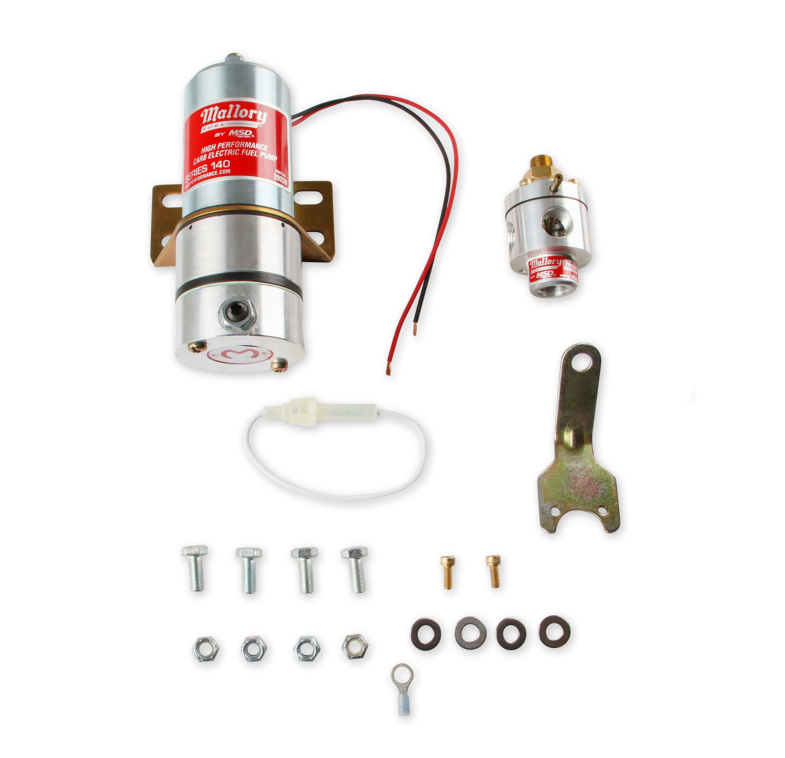 Mallory 29208 Fuel Pump (Elctrc, Rgltr Incld)