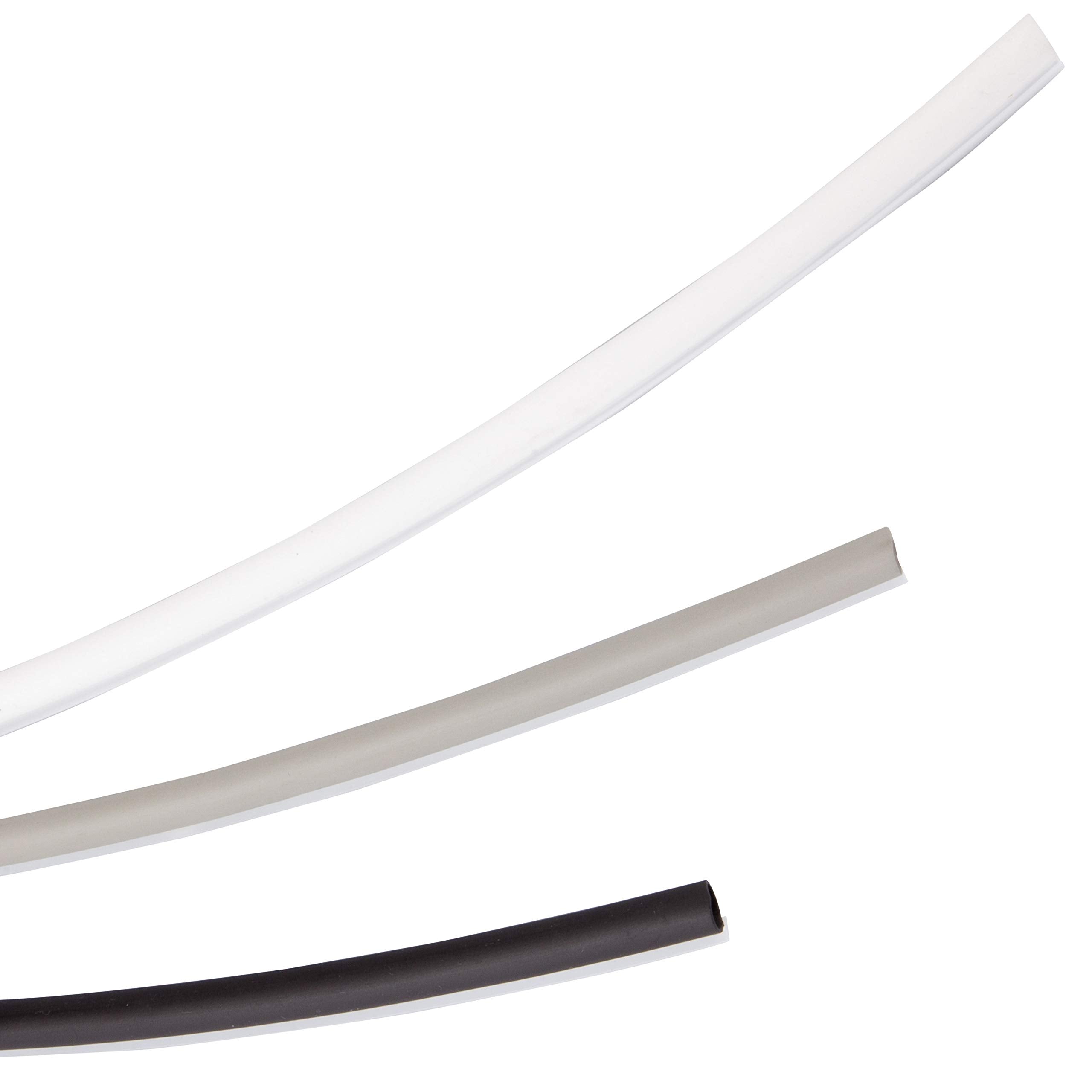T-Slot Mount Window Weatherstrip Seal 5/16 Bulb Bubble For 3/16 Slot Receptacle 3 Colors & 5 Length Options (10', Black)