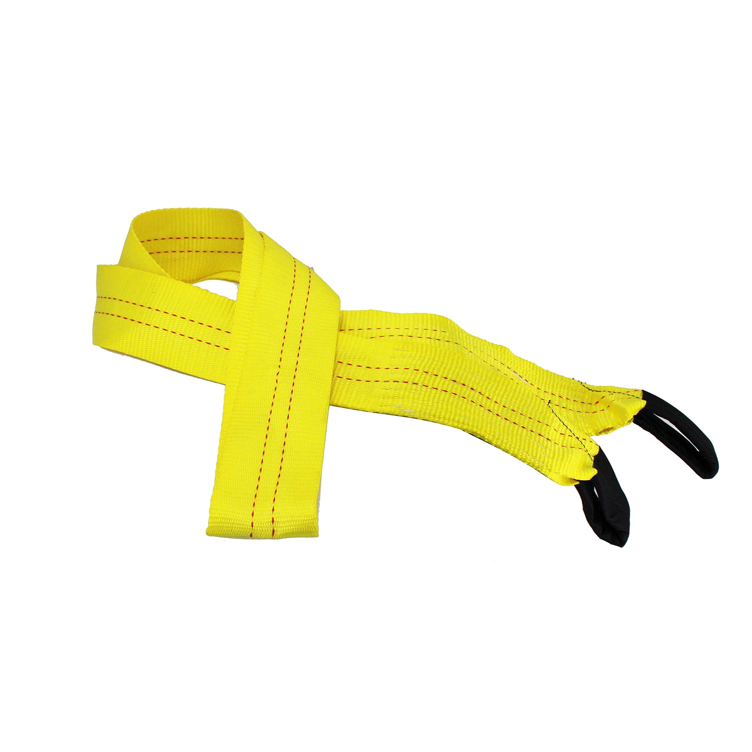 HFS(R) Yellow Tree Saver, Winch Strap, Tow Strap 30,000 Pound Capacity (3X8FT)