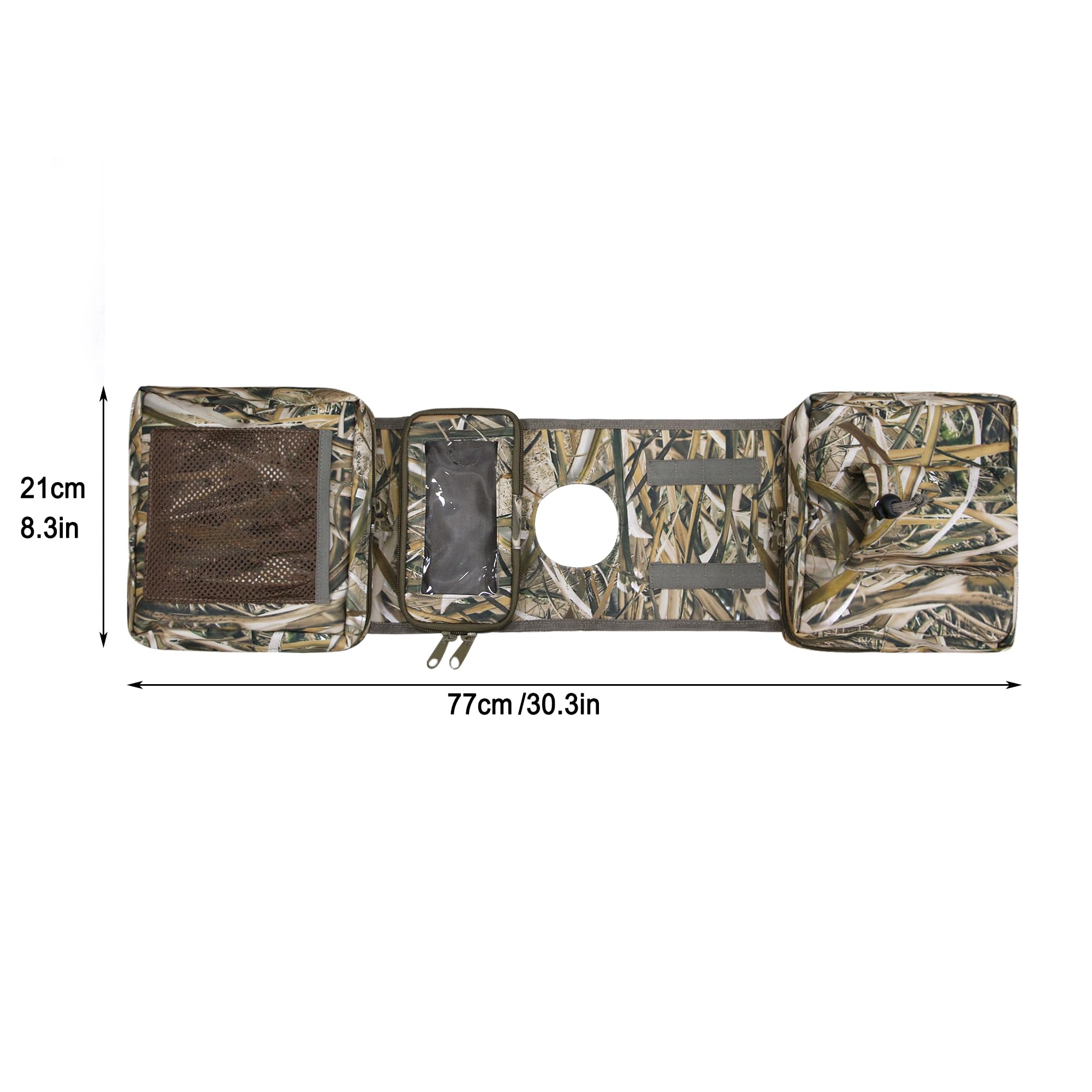MYDAYS ATV Saddle Bag, Cargo Tank Storage Luggage, Polyester, Camo2, Model MWX052-Camo2