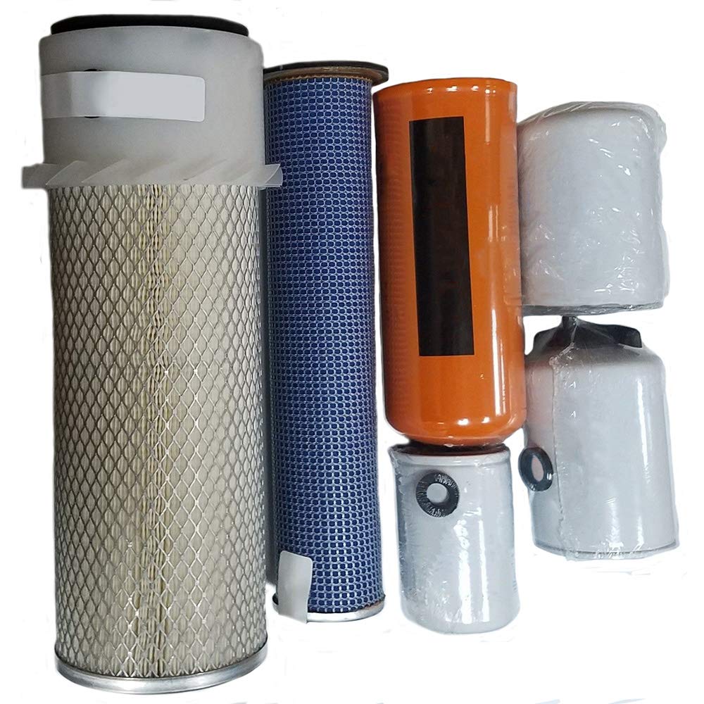RAParts Maintenance Filter Kit Fits Case 450C Dozers w/Fits Cummins 4B3.9 Eng.