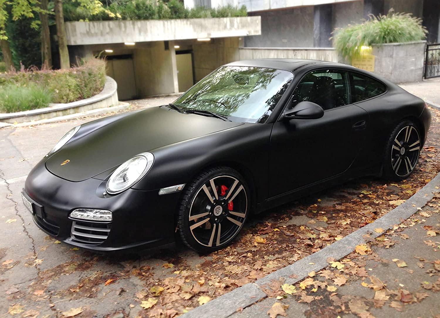 Satin Flat Matte Stealth Jet Black 5Ft X 2Ft Vinyl Wrap Roll With Air Release Technology