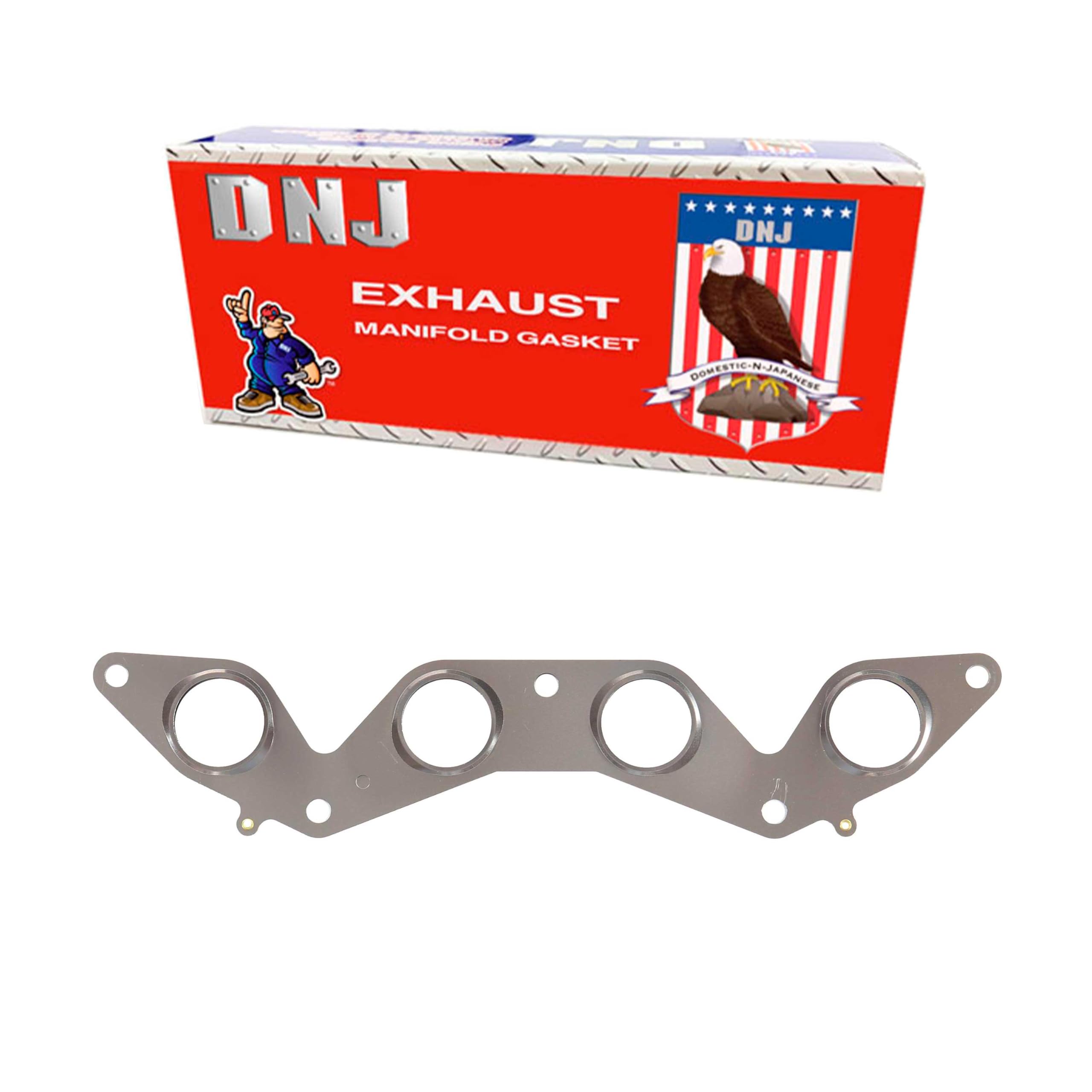 Dnj Eg220 Exhaust Manifold Gasket For 2001-2005 / Honda/Civic / 1.7L / Sohc / L4 / 16V / 1668Cc, 1700Cc / D17A1, D17A2, D17A6, D