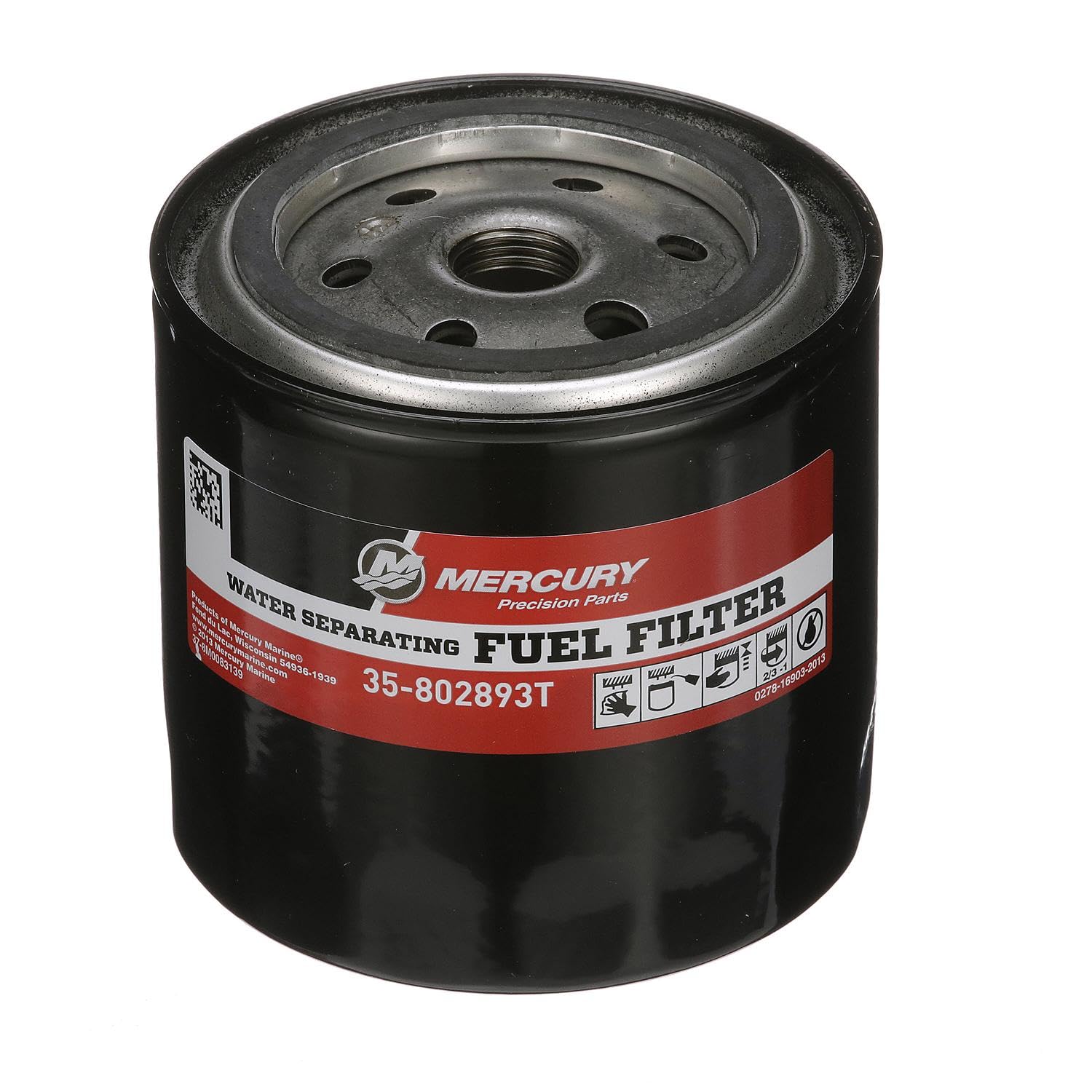 Mercury 802893T Water Separating Fuel Filter for Remote Mount Filter Systems