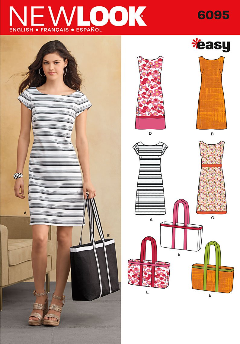 New Look U06095A Misses Dresses Sewing Pattern