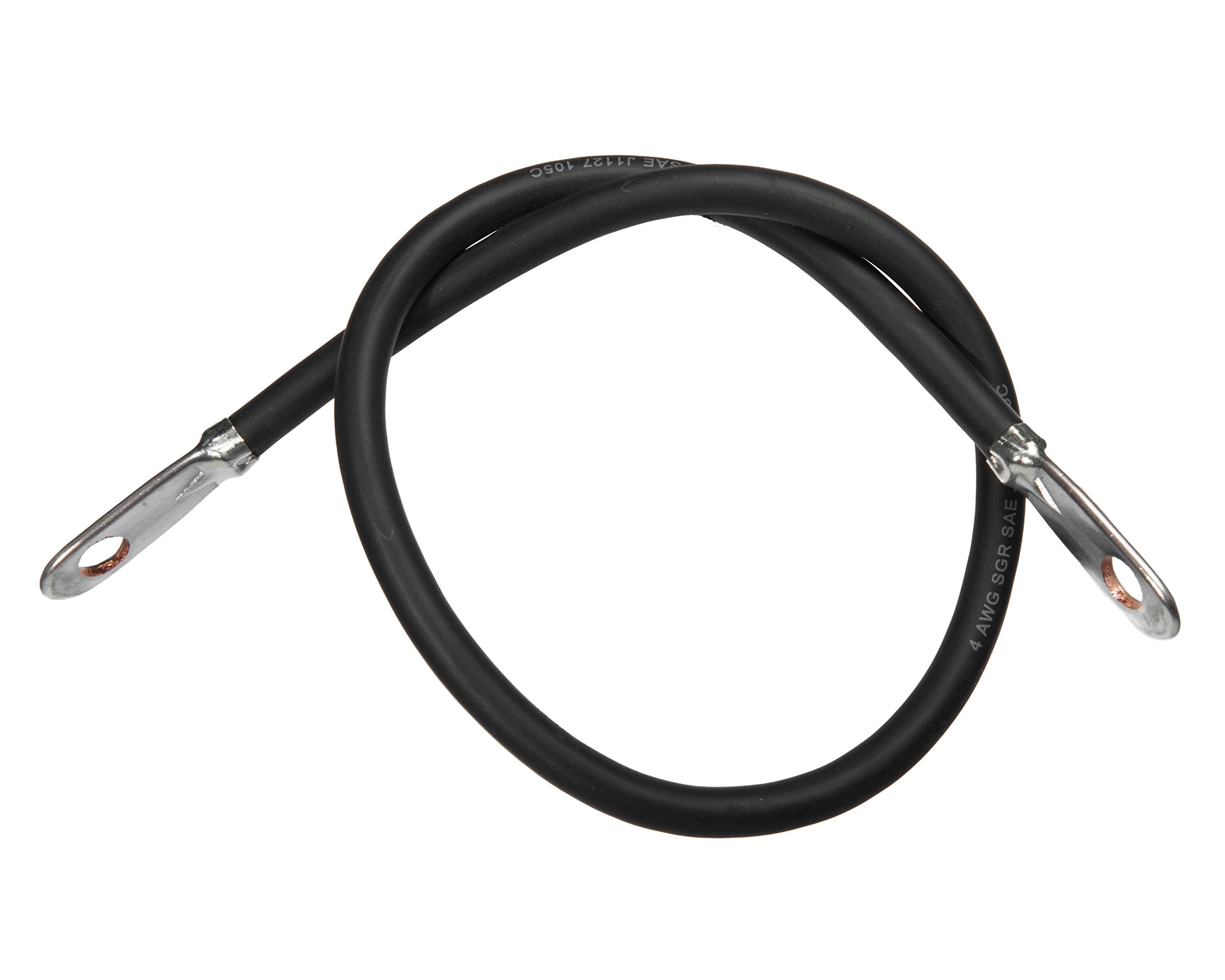 Sierra International BC88533 Battery Cable With Terminals - 2 Black, 4 Gauge