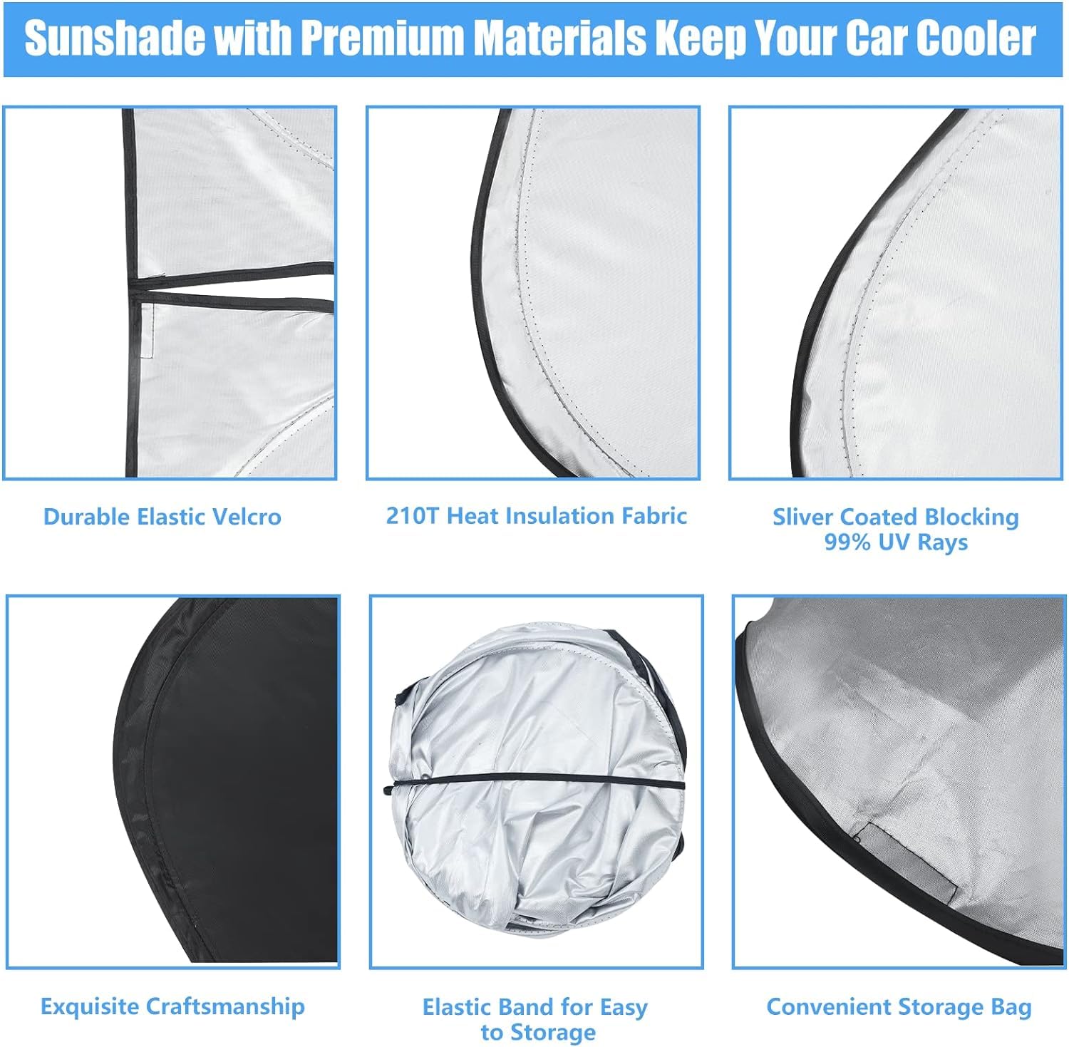 Hohuigo Custom Fit Windshield Sun Shade For Mazda Cx-5 2017-2025 Foldable Sunshade Sun Visor Protector Cx5 Suv Accressories Wind