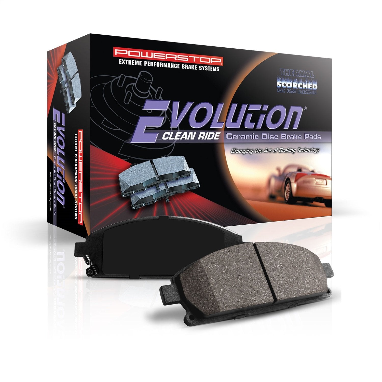 Power Stop 16-1432 Z16 Evolution Front Ceramic Brake Pads For 2012-2017 Azera | 2010-2012 Santa Fe | 2013-2018 Santa Fe Sport |