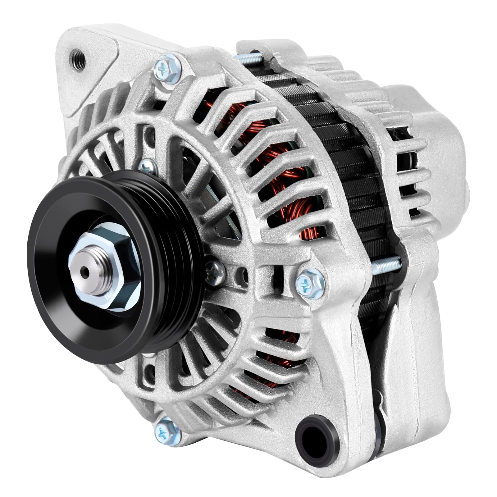 SCITOO Alternator Fits for Chevrolet for Tracker 2.5L 2001-2004 - 12V 70Amp CW S4 Pulley Class, Replace OE 30027273 13950 31400-