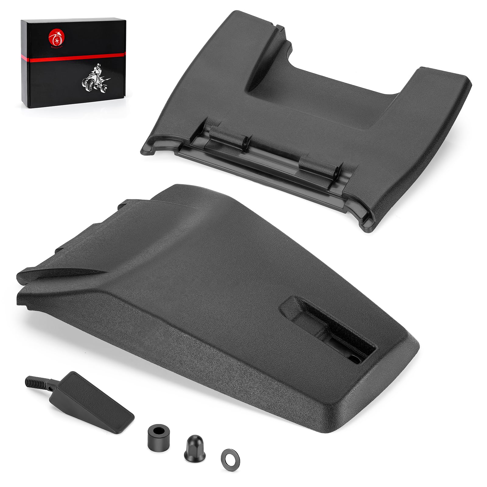 Storage Box Lid Cover Set w/Latch for Arctic Cat 400 450 500 550 650 700 1000 2005-2020 2506-234 0470-514 0470-513