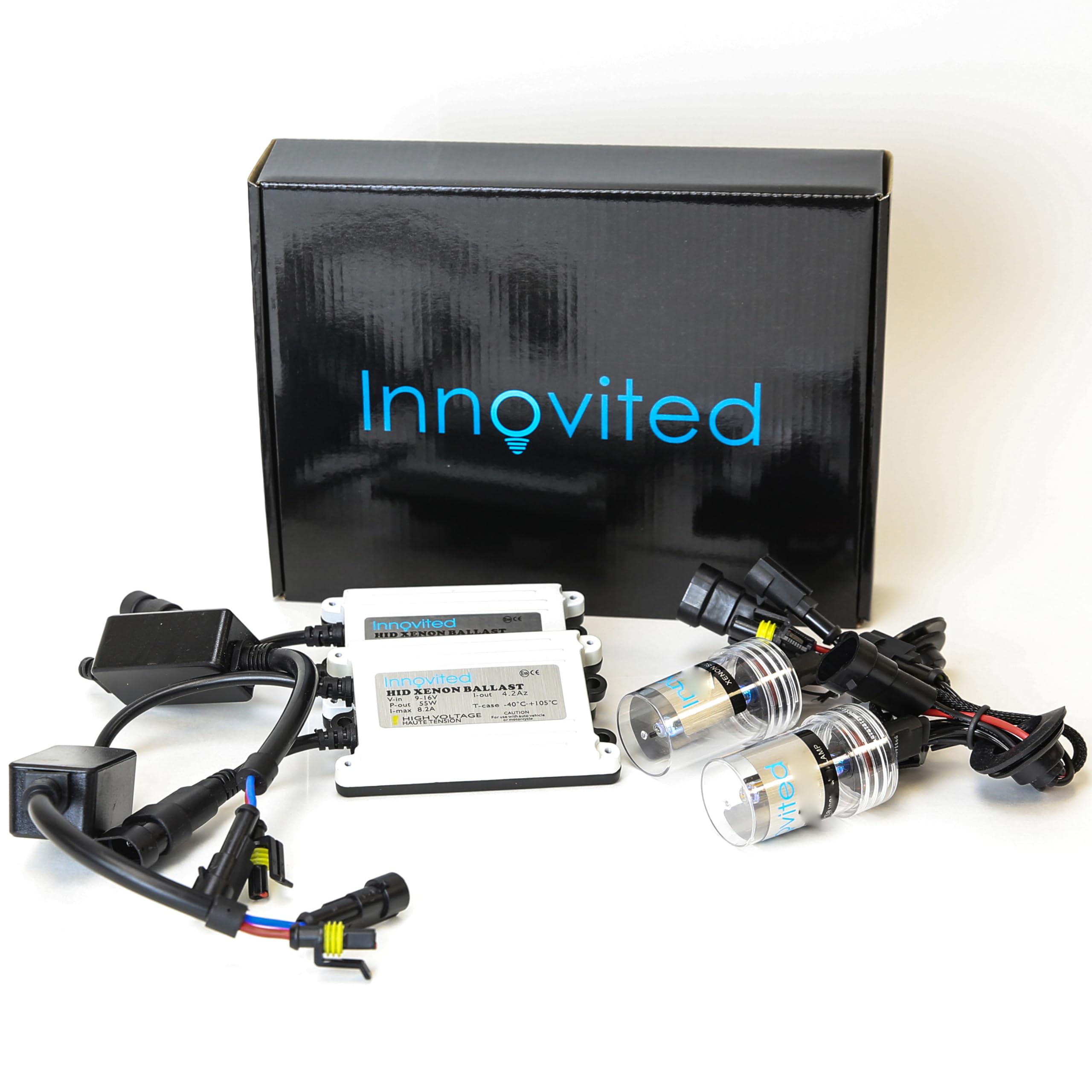 Innovited H16 5000K Hid Xenon Bulb X 1 Pair Bundle With 2 X 55W Platinum Digital Ballast (Prue White)