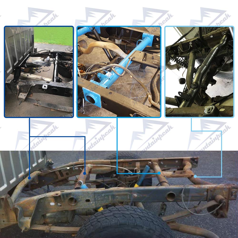 Mountainpeak Fuel Tank Crossmember for 1999-2006 Chevy Silverado/GMC Sierra, Alloy Steel, Middle Size