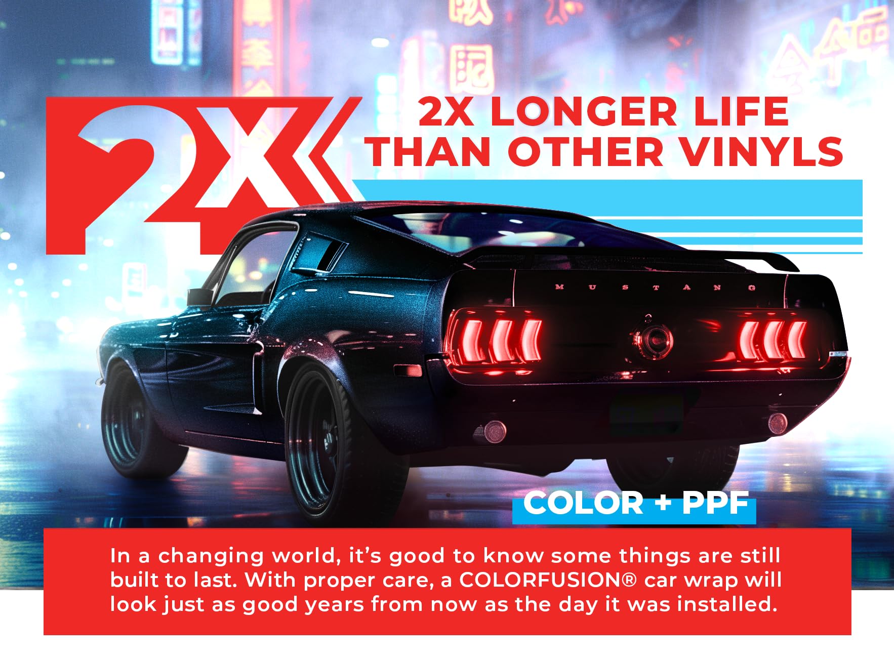 VViViD ColorFusion PPF Vinyl Car Wrap - Gloss Cosmic Blue, 1.3ft x 5ft, Model: ColFusGlsCsmcBlu