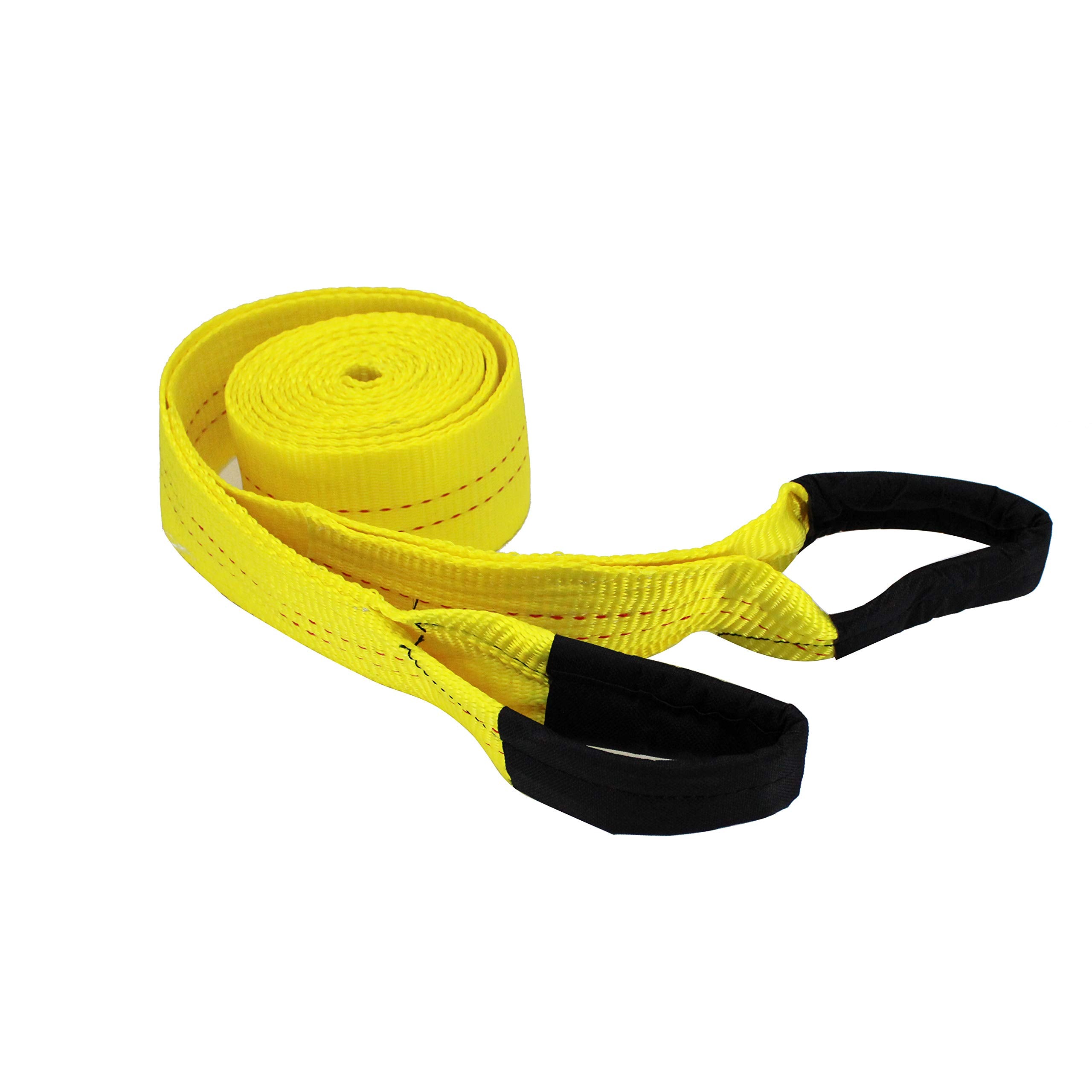 HFS(R) Yellow Tree Saver, Winch Strap, Tow Strap 30,000 Pound Capacity (3X20FT)