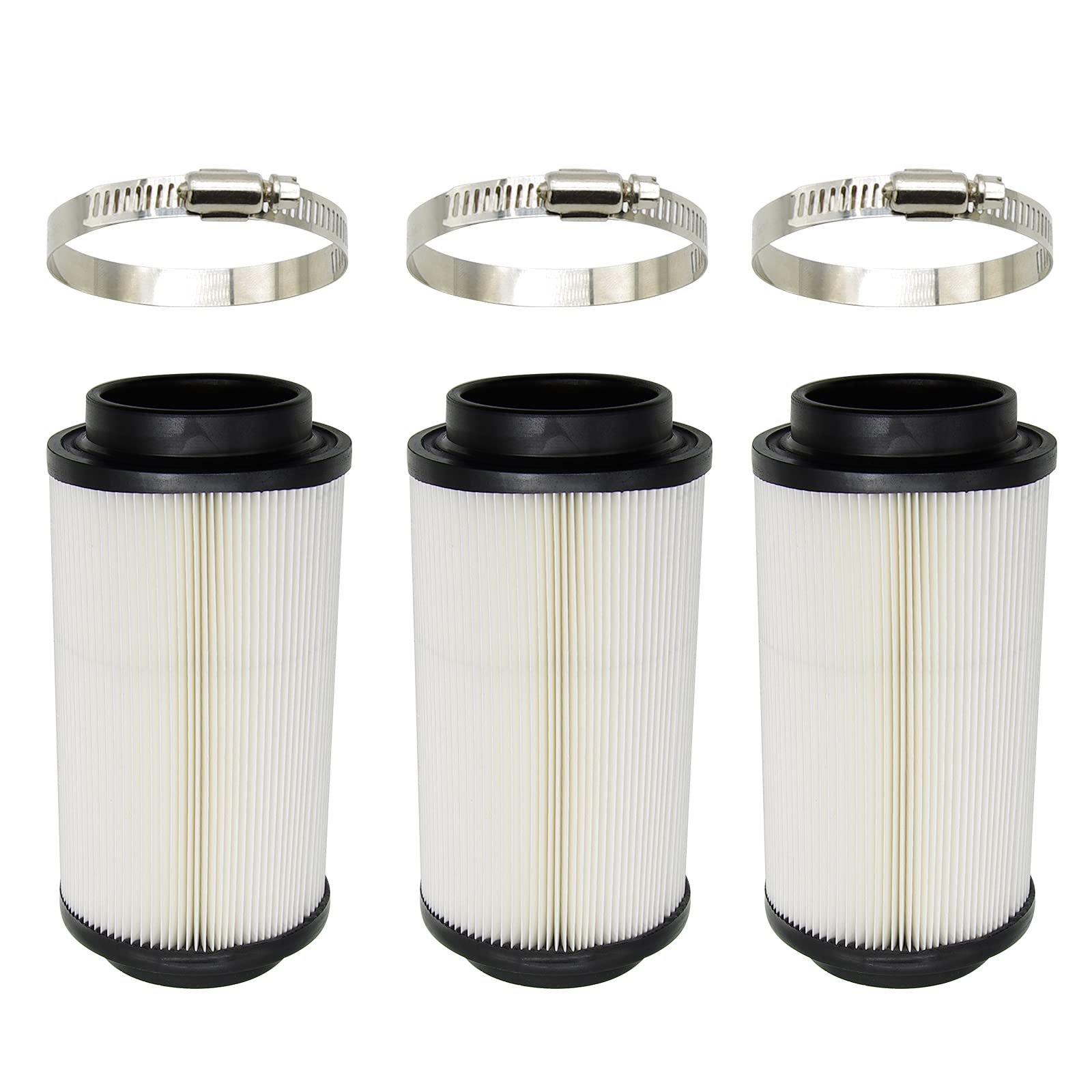 3Pcs Air Filter For Polaris Sportsman 500 570 850 335 400 450 550 600 700 800 1000 XP/Scrambler 500 850 1000 XP Magnum Trail Bla
