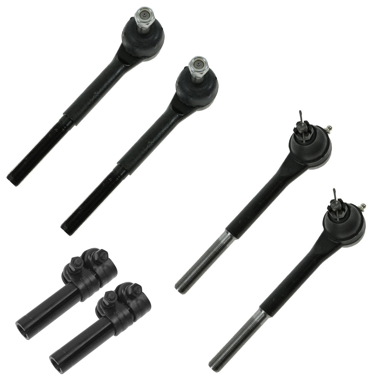 TRQ Front Tie Rod Set Compatible with 1982-1992 Chevrolet Camaro Pontiac Firebird