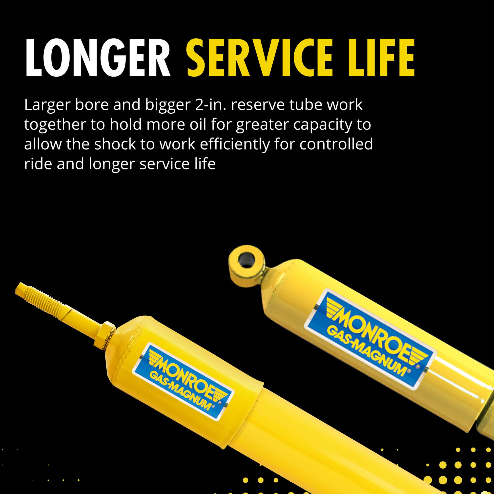 Monroe Gas-Magnum 34732 Suspension Shock Absorber For Ford F-250 Hd