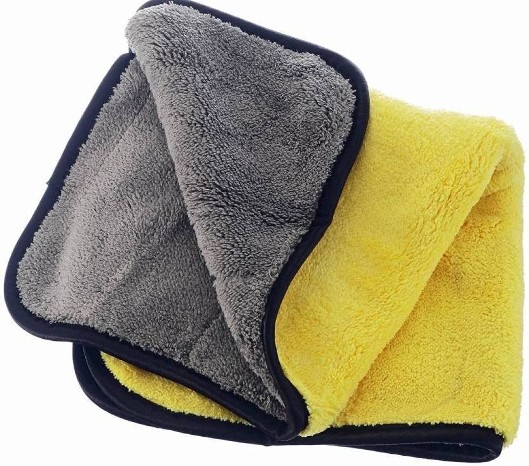 BINDIAN Car Accessices Cleaning 700 GSM Microfiber Towel for Car Cleaning and Detailing  Dual Sided, Extra Thick Plush Microfib