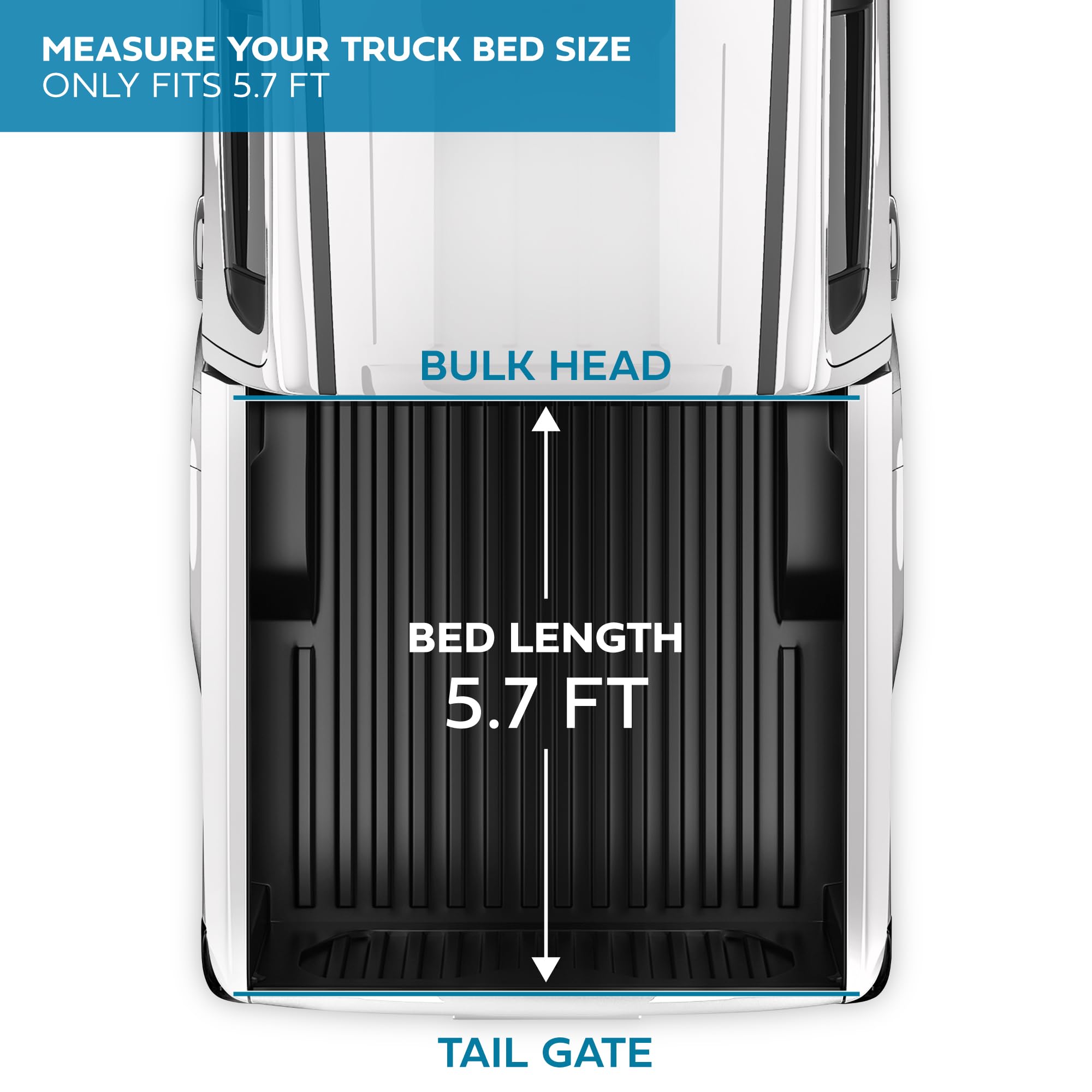 MotorBox Soft Tri-Fold Tonneau Cover for Ram 1500/2500/3500, 6.4 ft Bed, Flag Tri-Fold, Model MBTN2223BF,