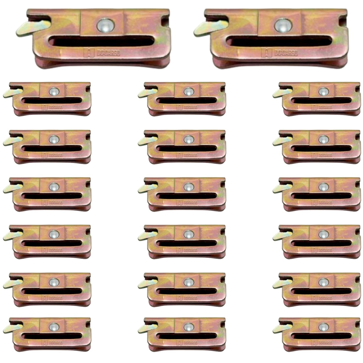 Dc Cargo Loose E-Track Spring Fitting For Creating Custom Tiedown Straps, Hammocks, Cargo Nets, Load Bars, Hooks, Shoring Beams,