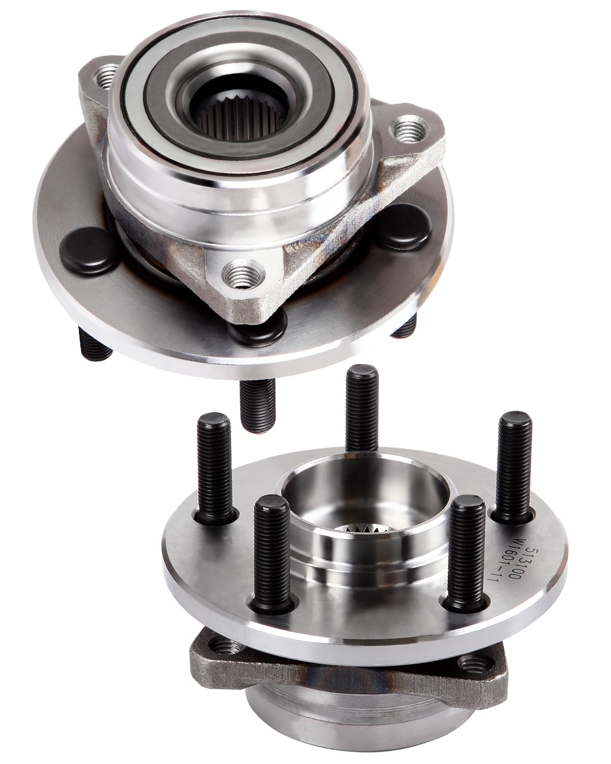 ECCPP New Front Wheel Hub Bearing Assembly 5 Lugs 96 97 98 99 00 01-05 for Mercury for Ford 513100 x2