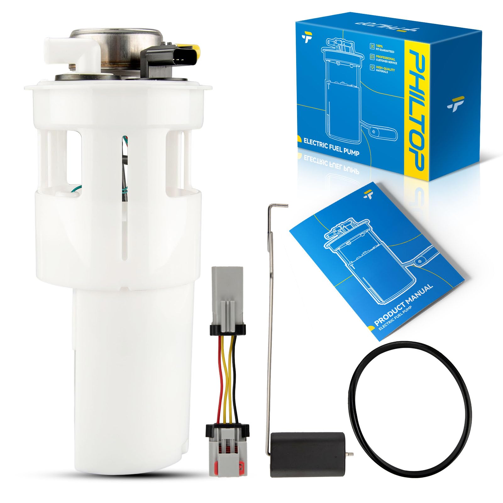 PHILTOP FG0233 Electric Fuel Pump Module Assembly, Compatible with Dodge B1500 1997 3.9L/5.2L, B2500 1997 3.9L/5.2L/5.9L, B3500 