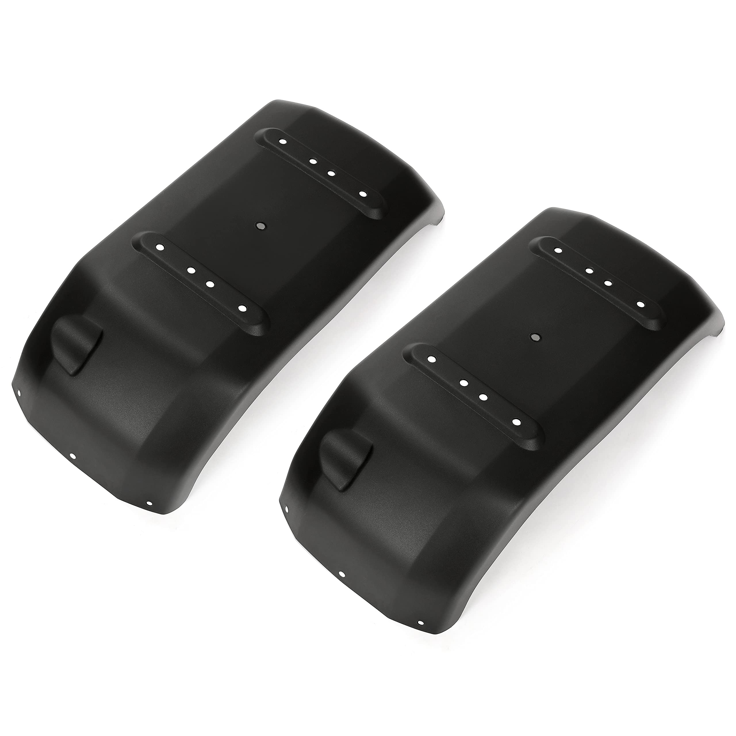 Kojem Rear Fender Flares for 2001-2008 Kawasaki Mule 3000/3010/3020, Black & Green, Durable Plastic, Model LYMP-115, 2