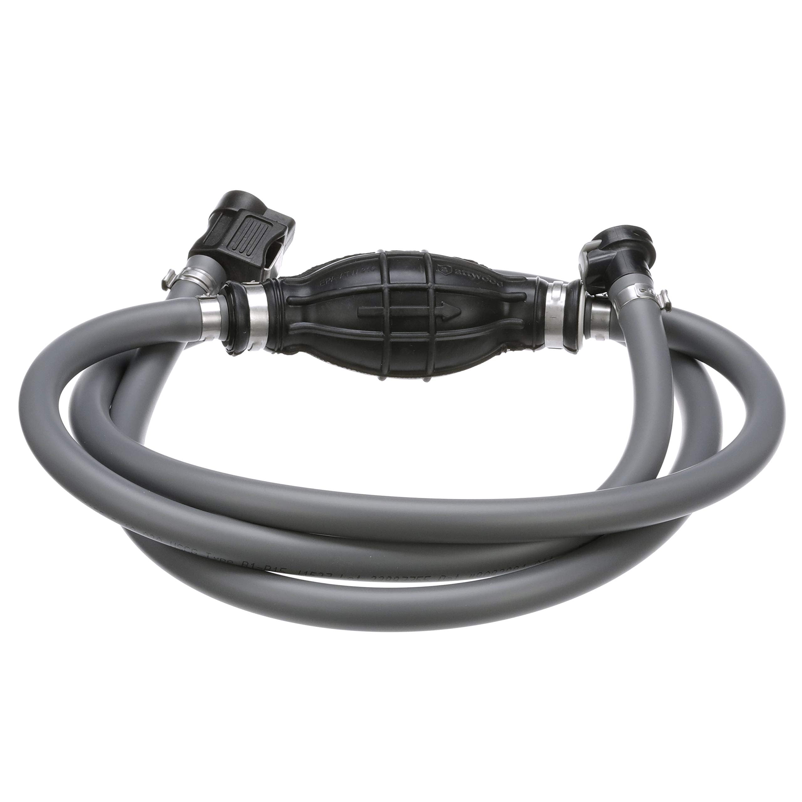 Attwood 93806Hus7 Honda Fuel Line Kit, 6 Feet Long, 3/8-Inch Diameter, Multi-Layer Low-Permeation Primer Bulb