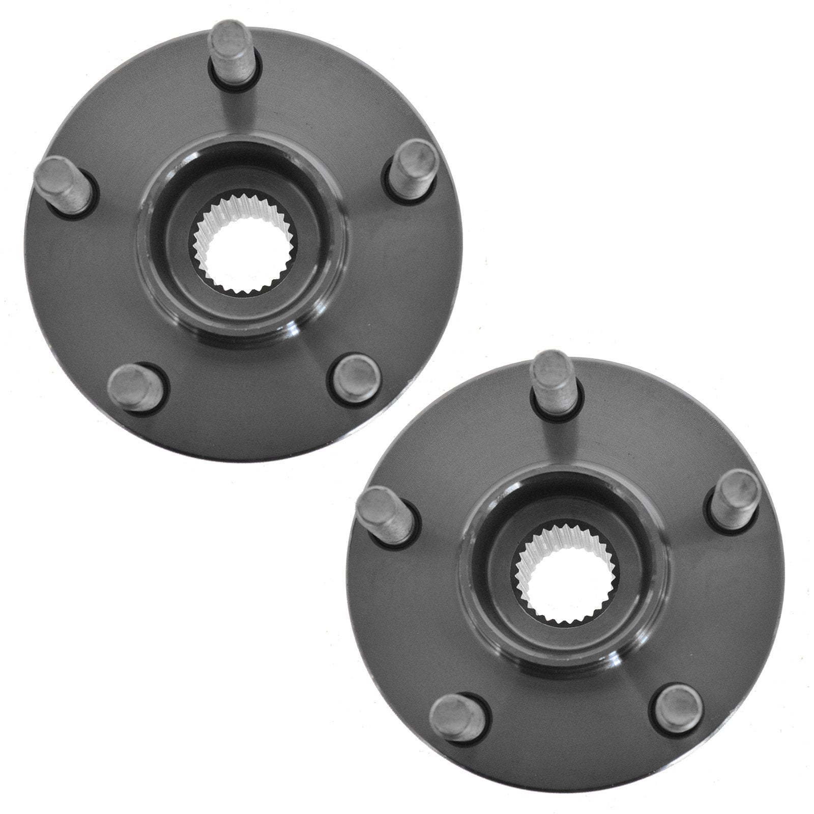 Trq Front Wheel Hub Bearings Assembly Set Compatible With 2009-2014 Subaru Forester 2012-2014 Impreza 2005-2014 Legacy Outback 2