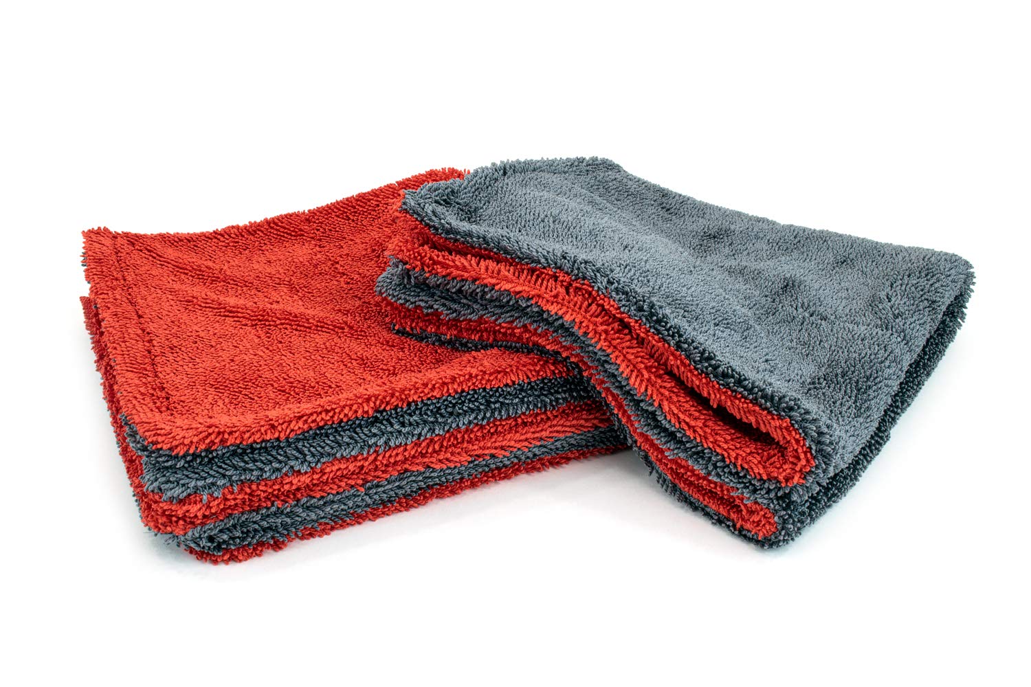 Autofiber Dreadnought Jr. Microfiber Towel, Superior Absorbency For Drying Cars, Trucks, And Suvs, Double-Twist Pile, One-Pass V