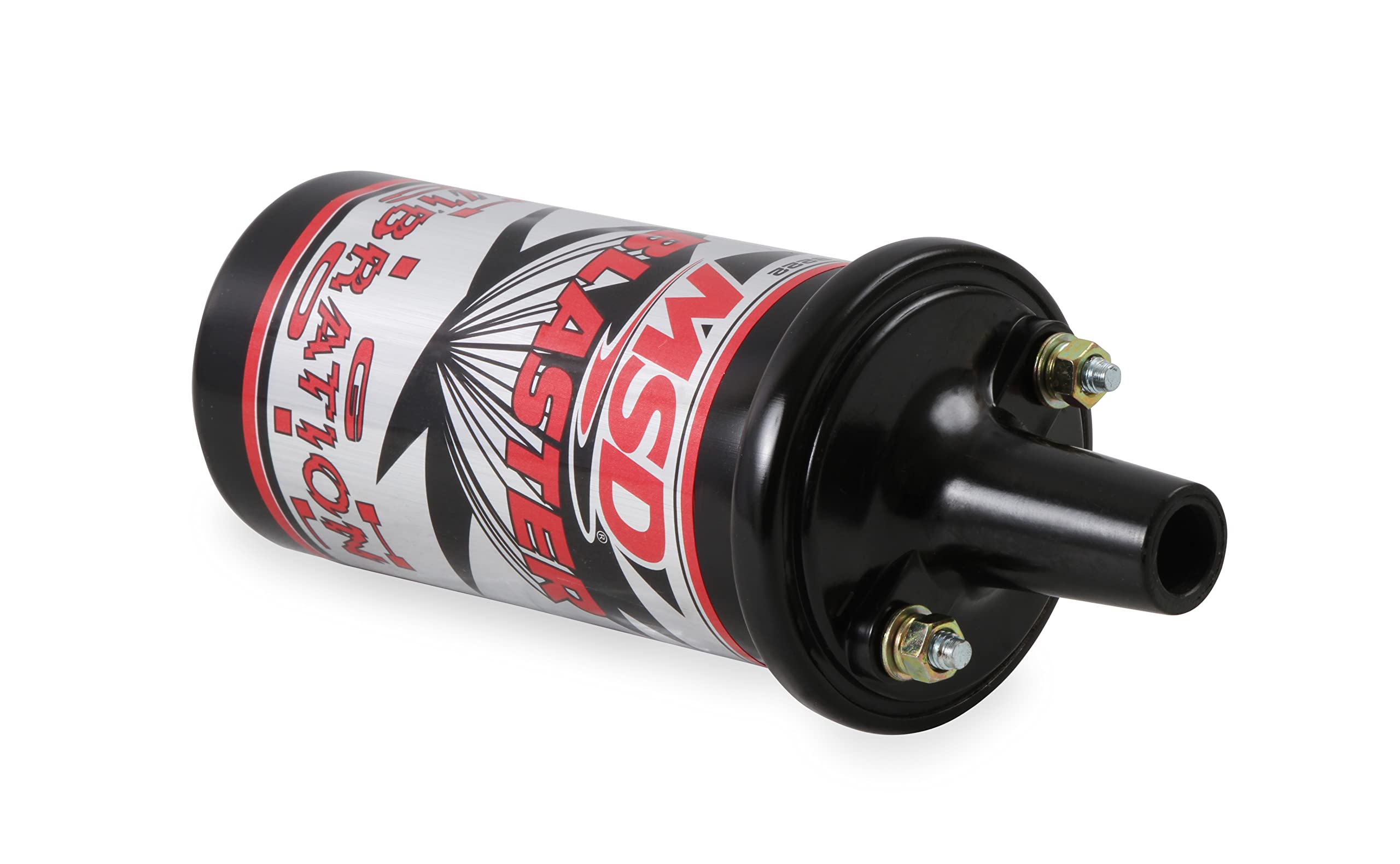 Msd 8222 Ignition Coil Blaster Series, Canister Style, High Vibration, Black, Individual