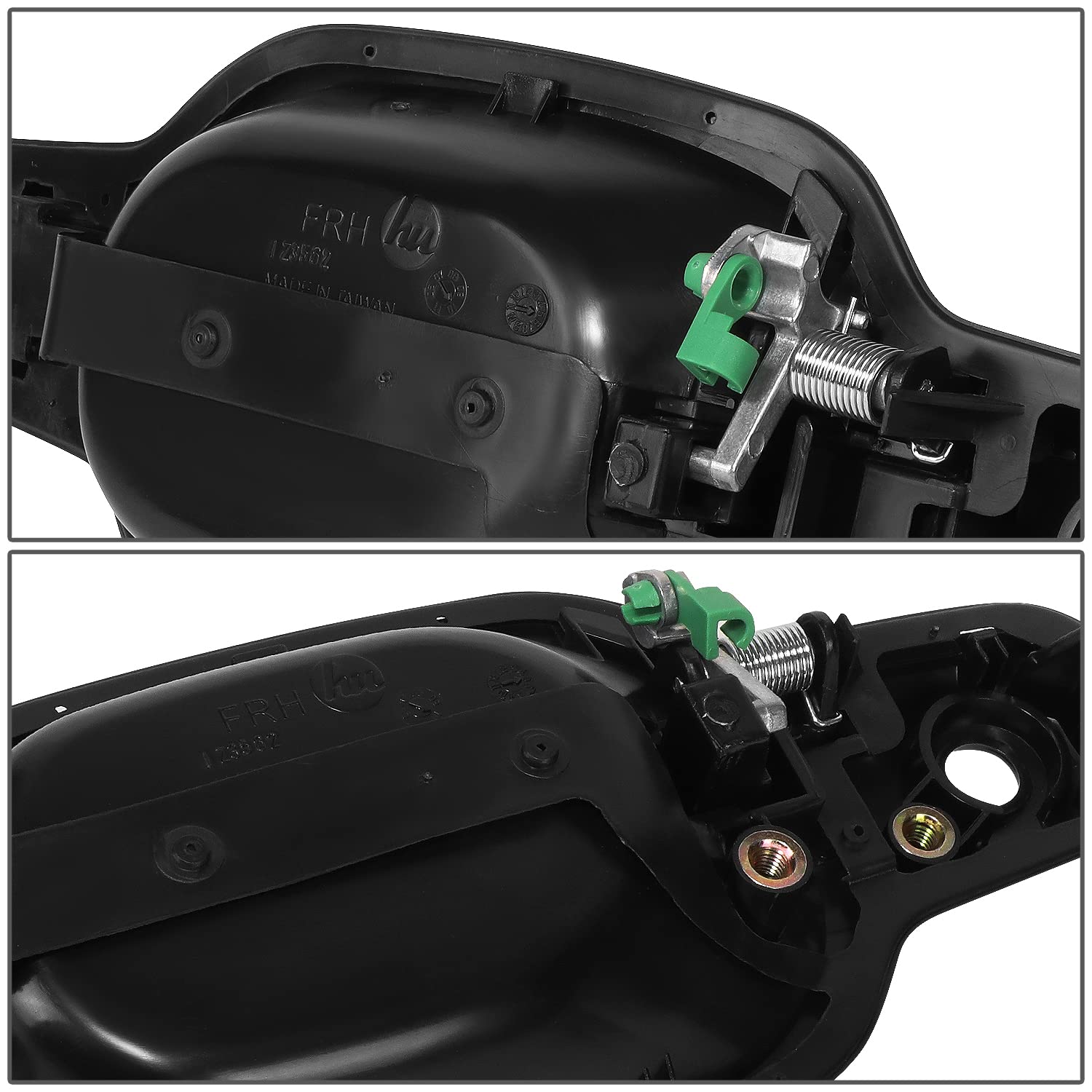 Dna Motoring Oem-Dho-00492 Front Right Side Door Pull Handle W/Keyhole Compatible With 2009-2012 Colorado/Canyon