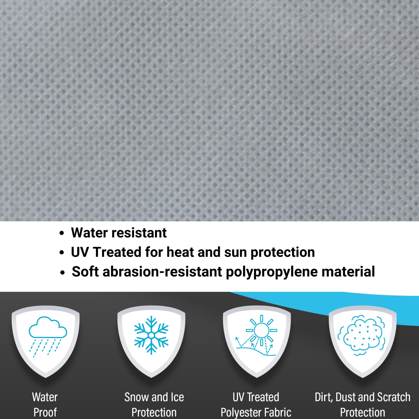 SavvyCraft Economic Guard Travel Trailer Camper Cover, Breathable RV Trailer Cover Fits 18ft to 20ft